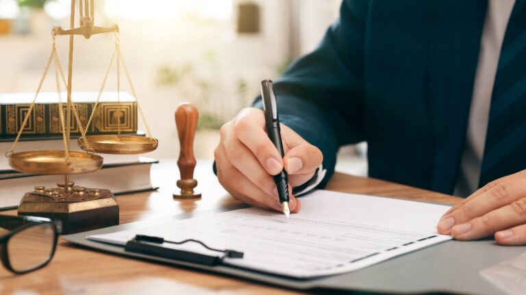 Paraprofessional is working with documents